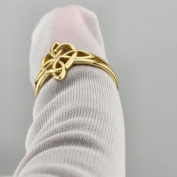 Enchanted Witch's Knot Ring – Solid 925 Silver | Pagan & Wiccan Gift - Picture 7 of 9